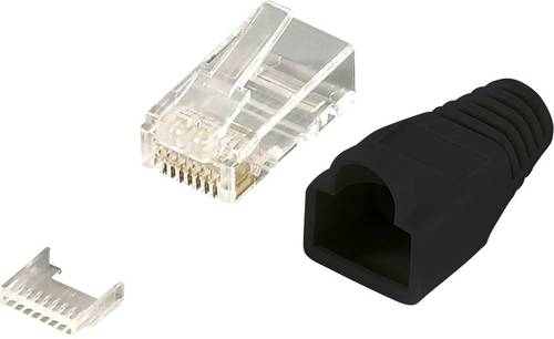 LogiLink MP0024 RJ45-Steckverbinder CAT 6, ungeschirmt MP0024 Stecker, gerade Pole: 8P8C Schwarz 100 LogiLink MP0024 RJ45-Steckverbinder CAT 6, ungeschirmt MP0024 Stecker, gerade Pole: 8P8C Schwarz 100 von Logilink