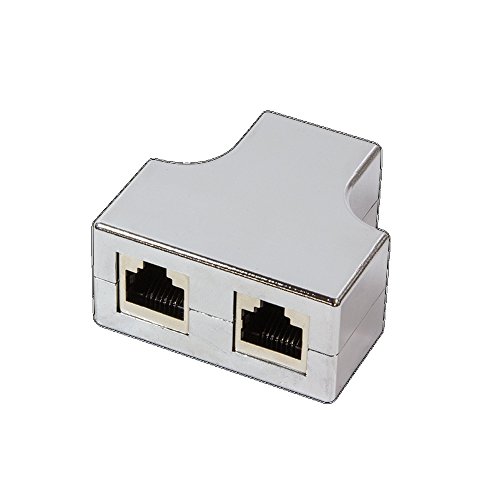 LogiLink MP0037 Modular T-Adapter RJ45, Silber von Logilink