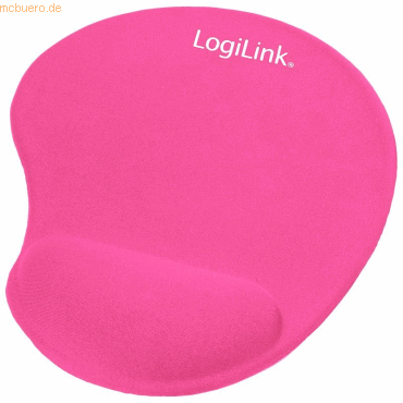 LogiLink Mauspad Gel 235x200mm pink von Logilink