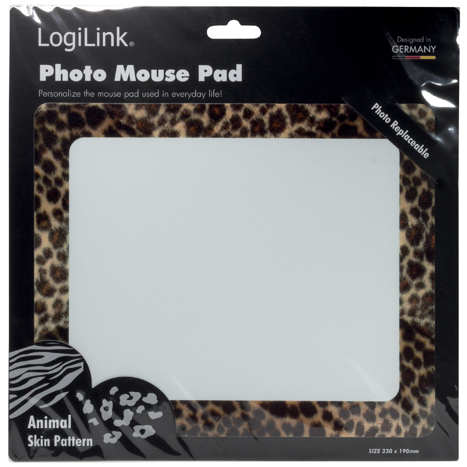 LogiLink Mauspad mit Fotoeinschub , Leopard, von Logilink