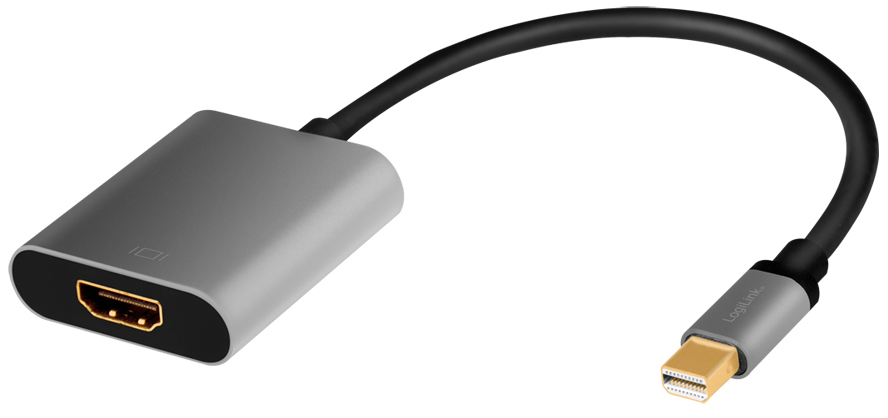 LogiLink Mini DisplayPort - HDMI Adapterkabel, 0,15 m von Logilink