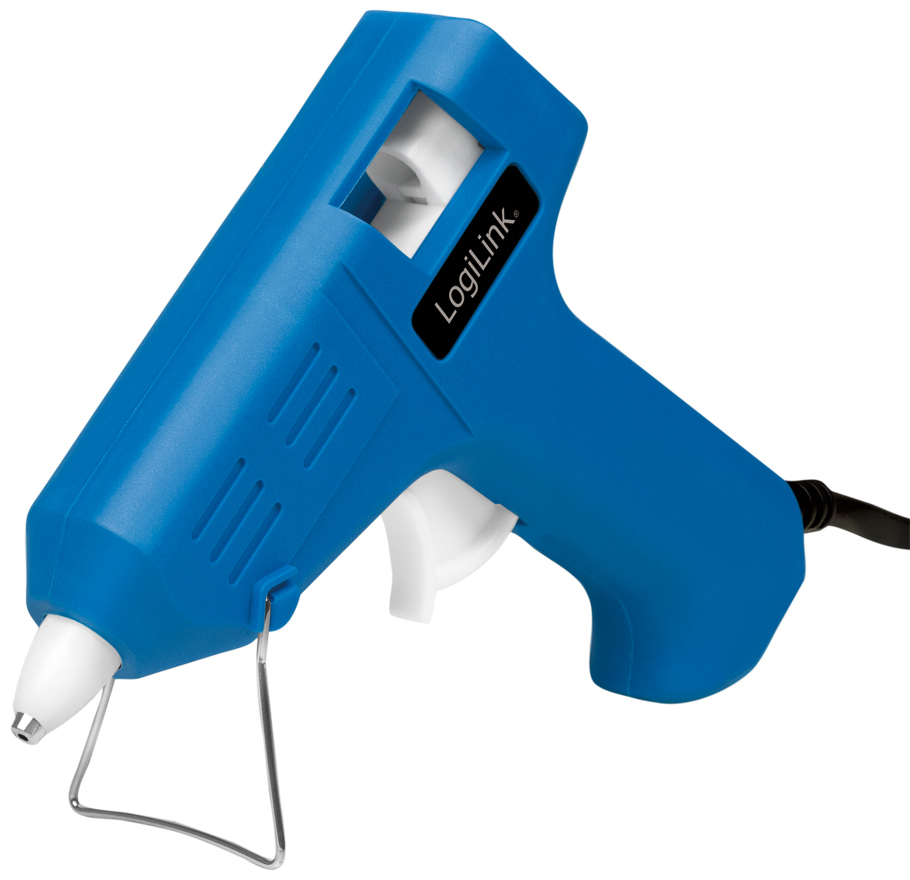 LogiLink Mini-Heißklebepistole, 10 Watt, blau LogiLink Mini-Heißklebepistole, 10 Watt, blau von Logilink