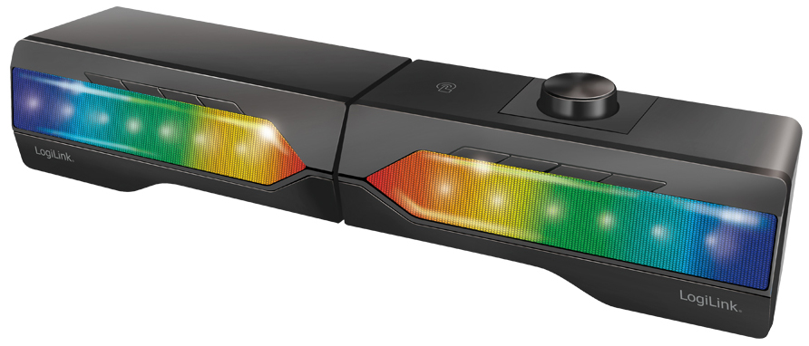LogiLink Mobile Soundbar mit Partylicht, schwarz LogiLink Mobile Soundbar mit Partylicht, schwarz von Logilink