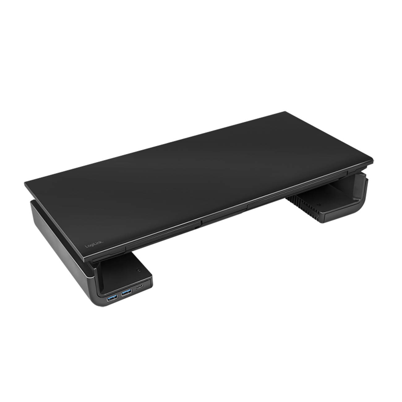 Logilink Monitorerhöhung,420-520mm, ergo.,2xUSB 3.0, 1xUSB-C von Logilink