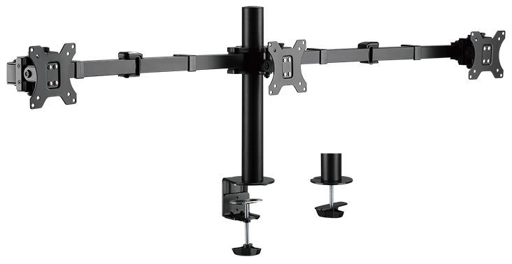 LogiLink Monitorhalterung für 3 Monitore 17-27, , schwarz LogiLink Monitorhalterung für 3 Monitore 17-27, , schwarz von Logilink