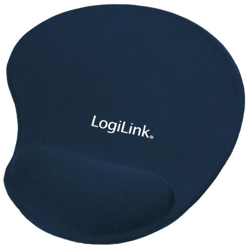 LogiLink Mousepad mit Silikon Gel Handauflage, bl von Logilink