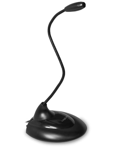 LogiLink Multimedia Mikrofon mit Standfuss, Schwarz LogiLink Multimedia Mikrofon mit Standfuss, Schwarz von Logilink