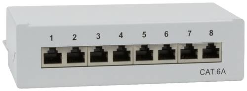 LogiLink NP0018 8 Port Patch-Panel CAT 6a 1 HE von Logilink