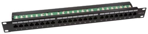 LogiLink NP0033 24 Port Patch-Panel 483mm (19 ) CAT 6 1 HE von Logilink