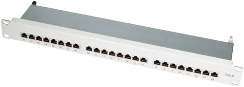 LogiLink NP0040 24 Port Netzwerk-Patchpanel 483mm (19 ) CAT 6 1 HE von Logilink