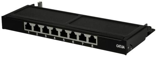 LogiLink NP0064B Patch-Panel CAT 6a 0.5 HE von Logilink