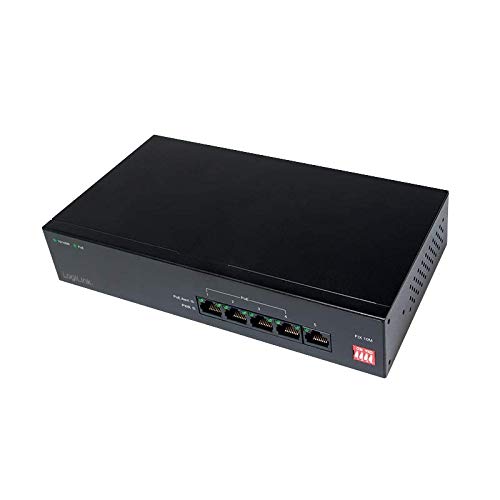 LogiLink NS0098 Desktop Switch Power Over Ethernet (PoE) 10/100 MBit/s 5-Ports von Logilink