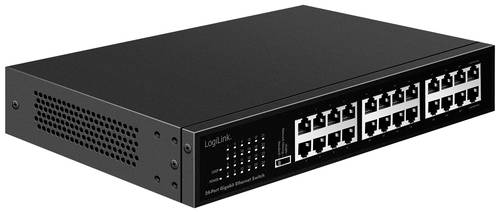 LogiLink NS1324 19 Zoll Netzwerk-Switch 24 Port 48 Gbit/s von Logilink