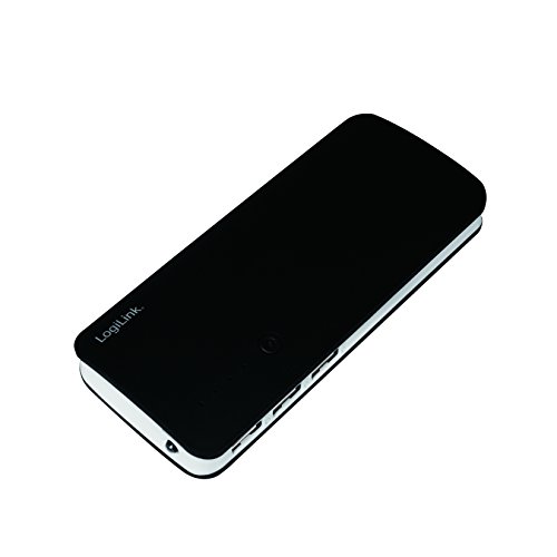 LogiLink PA0145 - Mobile Powerbank (Zusatzakku) 10000 mAh, 3x USB, Schwarz von Logilink