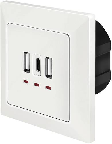 LogiLink PA0254 Unterputz-Dose mit USB-Ladeausgang Weiß LogiLink PA0254 Unterputz-Dose mit USB-Ladeausgang Weiß von Logilink