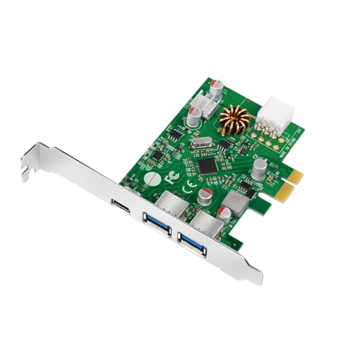 LogiLink PCI Express Karte USB 3.2 (Gen1) Mit 1x USB-C (Power Delivery 3.0) & 2X A von Logilink