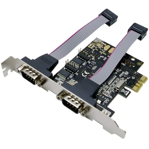 LogiLink PCI Express Karte mit 2X Seriell Ports (RS232, 9-pin) von Logilink