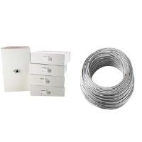 LogiLink Patchkabel, Kat. 5e, S/FTP, 305 m, grau 4 x 2 AWG 26/7, Folienschirmung, S/FTP geschirmt (CPV0018) von Logilink