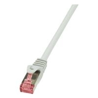 LogiLink Patchkabel, Kat. 6, S/FTP, 15,0 m, grau geschirmt (PIMF), 4 x 2 AWG 27/7, Belegung: 1:1, Kupferader, - 1 Stück (CQ2102S) von Logilink