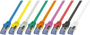 LogiLink Patchkabel, Kat. 6A, S/FTP, 2,0 m, rot geschirmt (PIMF), 4 x 2 AWG 26/7, Belegung: 1:1, Kupferader, - 1 Stück (CQ3054S) von Logilink