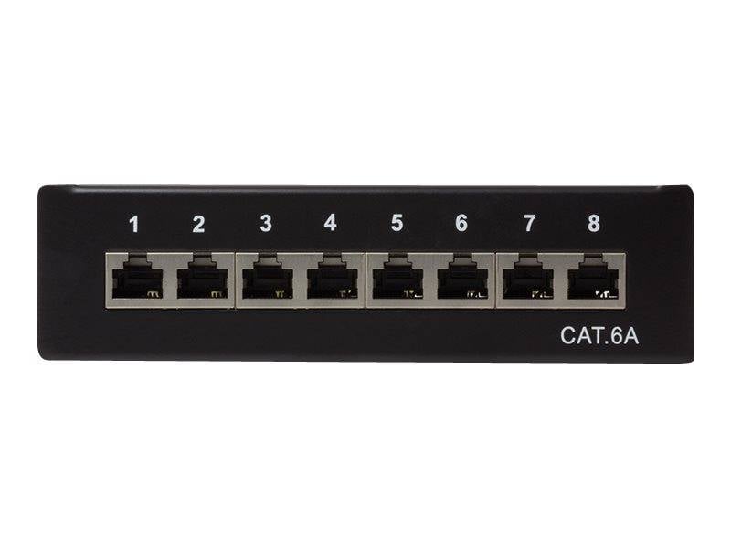 Logilink Patchpanel Cat.6A Tisch/Wand 8-port, Schwarz Logilink Patchpanel Cat.6A Tisch/Wand 8-port, Schwarz von Logilink