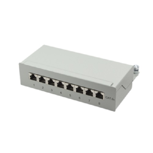 Logilink Patchpanel Cat.6A Tisch/Wand 8-port, grau Logilink Patchpanel Cat.6A Tisch/Wand 8-port, grau von Logilink