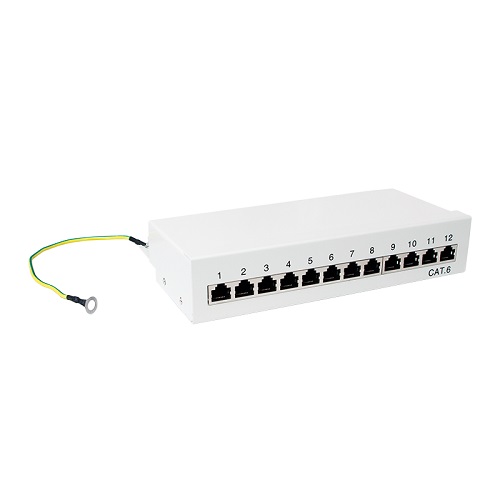Logilink Patchpanel Tisch/Wand Cat.6 STP 12 Ports,lichtgrau Logilink Patchpanel Tisch/Wand Cat.6 STP 12 Ports,lichtgrau von Logilink