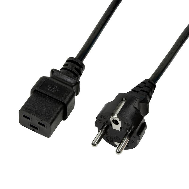 Logilink Power Cord, CEE 7/7-IEC C19, black, 1,80m Logilink Power Cord, CEE 7/7-IEC C19, black, 1,80m von Logilink