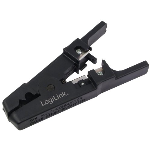 LogiLink Professional (WZ0005) Abisolierzange mit Kabelschneider für Patch- und Verlegekabel, 3 Stück von Logilink