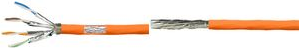 LogiLink Professional - Bulkkabel - 200 m - 7.5 mm - S/FTP -Cat.7 Rohkabel - halogenfrei, robust - orange von Logilink