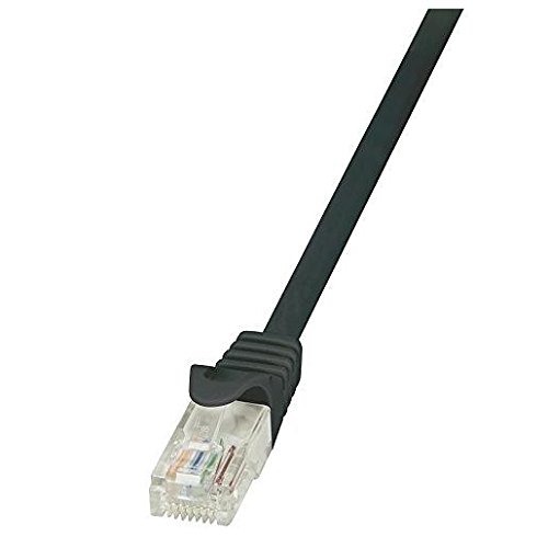 LogiLink Professional - Patchkabel Cat.6 U/UTP EconLine, schwarz, 0,5m von Logilink