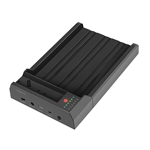 LogiLink QP0031 - USB 3.2 Gen 2 Quickport, für 2,5" oder 3,5" SATA HDD/SSD und M.2 NVMe SSD mit Klonefunktion ohne PC, Schwarz LogiLink QP0031 - USB 3.2 Gen 2 Quickport, für 2,5" oder 3,5" SATA HDD/SSD und M.2 NVMe SSD mit Klonefunktion ohne PC, Schwarz von Logilink