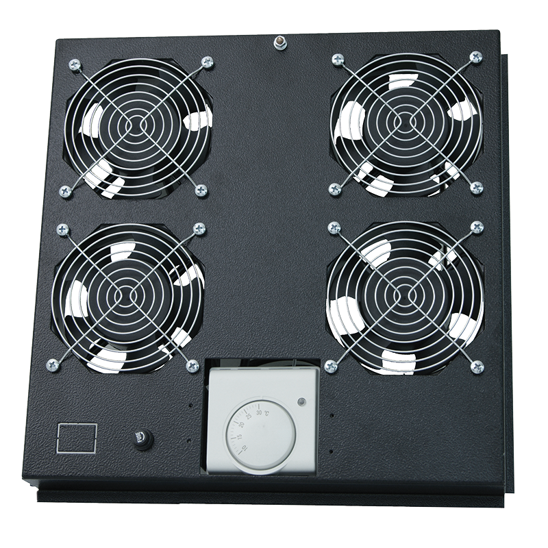 LogiLink - Rack Dach Gebläseschale - mit 4 Lüfter, Thermostat - Wechselstrom 220-240 V - Schwarz, RAL 9005 LogiLink - Rack Dach Gebläseschale - mit 4 Lüfter, Thermostat - Wechselstrom 220-240 V - Schwarz, RAL 9005 von Logilink