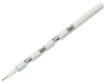 LogiLink SAT Koaxialkabel, 100 m, weiß LogiLink SAT Koaxialkabel, 100 m, weiß von Logilink