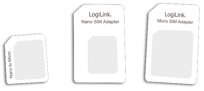 LogiLink SIM-Karten-Adapter-Set, Nano / Micro / Standard SIM LogiLink SIM-Karten-Adapter-Set, Nano / Micro / Standard SIM von Logilink