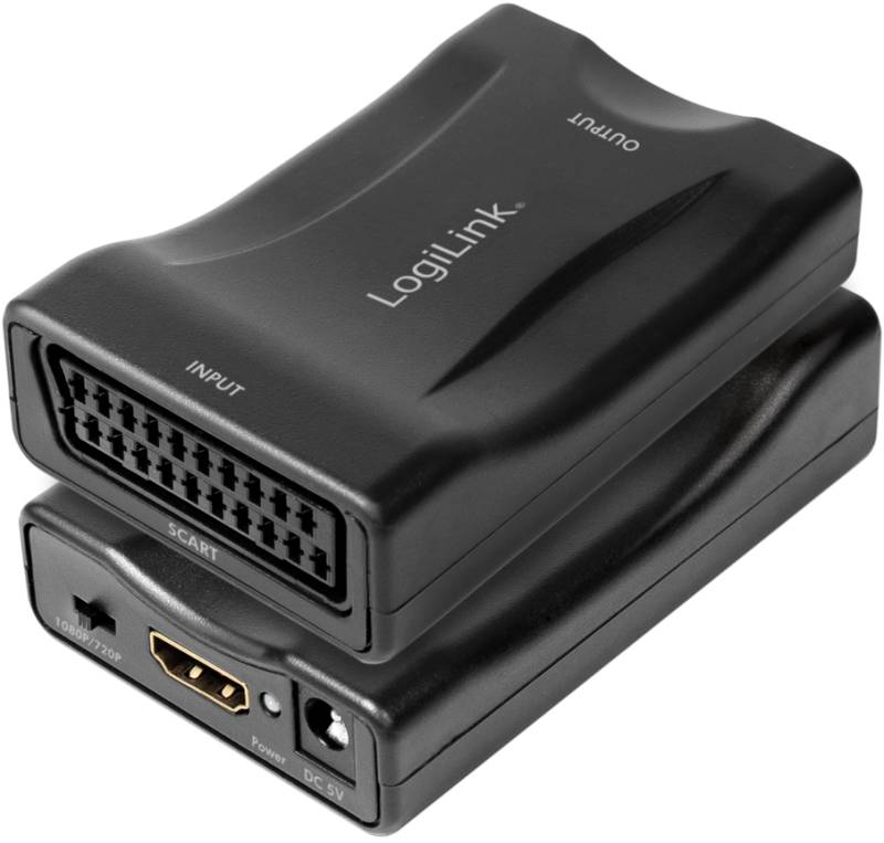 LogiLink Scart - HDMI Video-Konverter, schwarz von Logilink