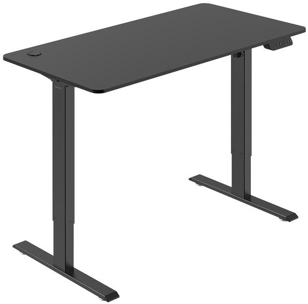 LogiLink Sitz-Steh-Schreibtisch, (B)1.200 mm, matt schwarz von Logilink