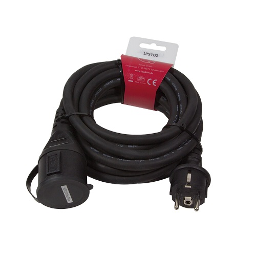 Logilink Strom-Verlängerungskabel 5m schwarz Logilink Strom-Verlängerungskabel 5m schwarz von Logilink