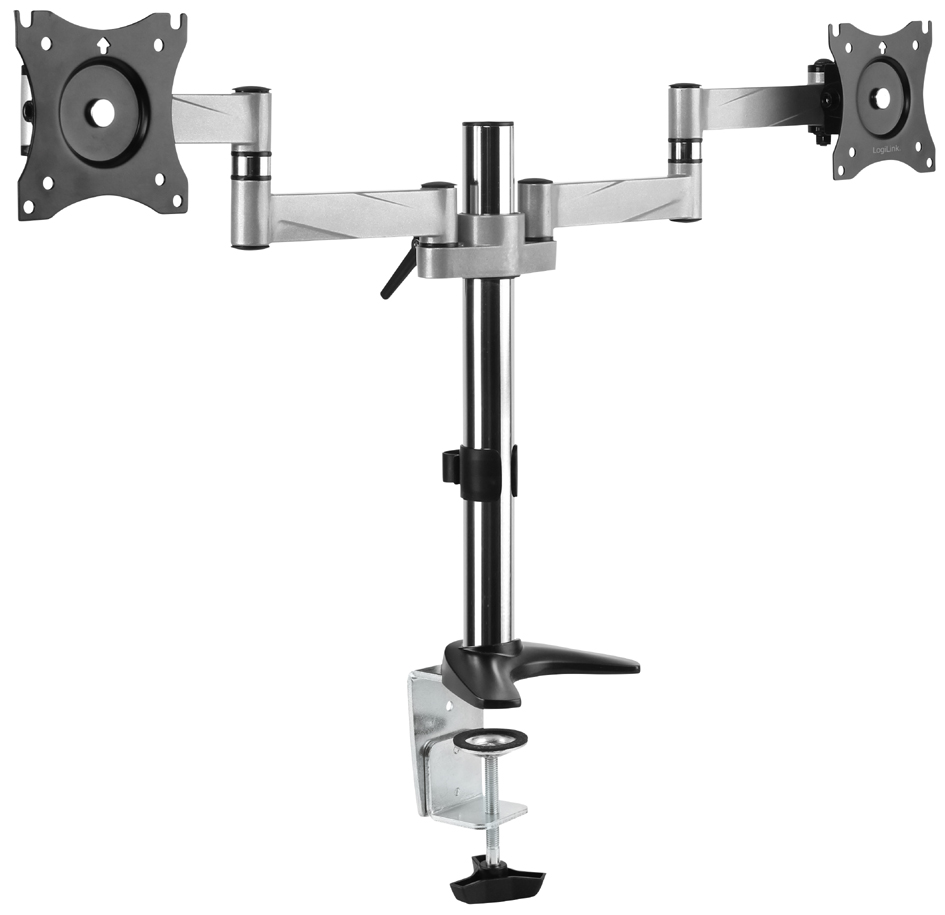 LogiLink TFT-/LCD-Doppel-Monitorarm, Armlänge: 342 mm von Logilink