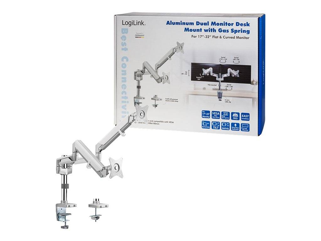 Logilink TIS 17-27 3TFT 4Gelenke silb. Max. 7KG Gasdr.fed. Logilink TIS 17-27 3TFT 4Gelenke silb. Max. 7KG Gasdr.fed. von Logilink