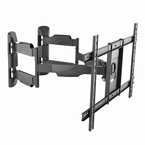 Logilink TV-Eck-Wandhalterung, neigbar -8°/+5°, schwenkbar -90°/90°, drehbar -5°/+5°, 37"-70", max. 45 kg Belastung, [BP0047] von Logilink