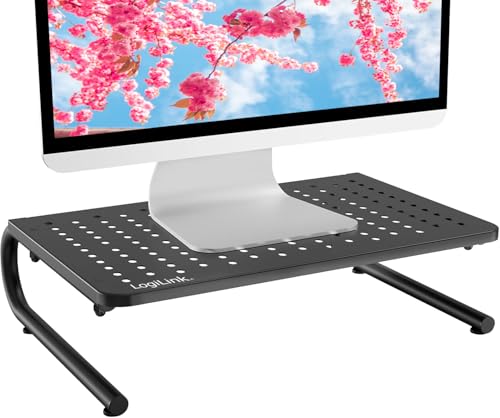 LogiLink TV- Monitorerhöhung aus Stahl, max. Belastung 20kg, mit perforierter Platte zur Erhöhung der Luftzirkulation, Länge = 37cm LogiLink TV- Monitorerhöhung aus Stahl, max. Belastung 20kg, mit perforierter Platte zur Erhöhung der Luftzirkulation, Länge = 37cm von Logilink