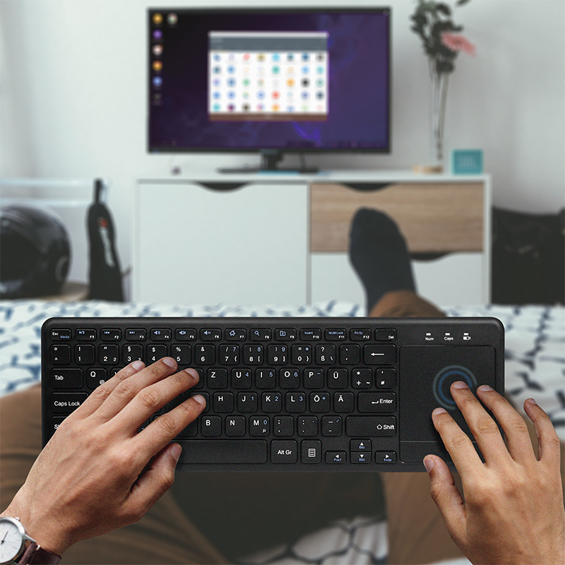LogiLink Tastatur mit Touchpad, kabellos, schwarz LogiLink Tastatur mit Touchpad, kabellos, schwarz von Logilink