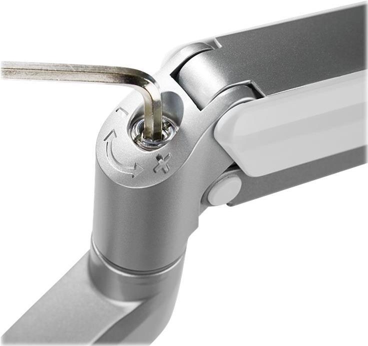 LogiLink - Tischhalterung für 2 LCD-Displays / Curved LCD-Displays (einstellbarer Arm) - Kunststoff, Aluminium, Stahl - Bildschirmgröße: 43.2-81.3 cm (17-32) von Logilink