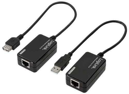 LogiLink UA0021D USB 1.1 Extender (Verlängerung) über Netzwerkkabel RJ45 60m von Logilink