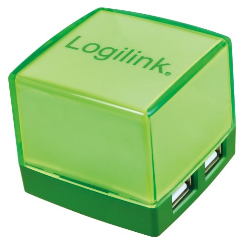 LogiLink UA0121 Cube USB 2.0 HUB 4-Port, beleuchted, grün von Logilink