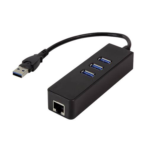 LogiLink UA0173A USB 3.1 Gen 1-Hub Schwarz von Logilink