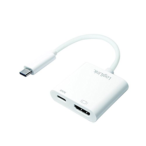 LogiLink UA0257 USB-C auf HDMI Ladeadapter weiß von Logilink