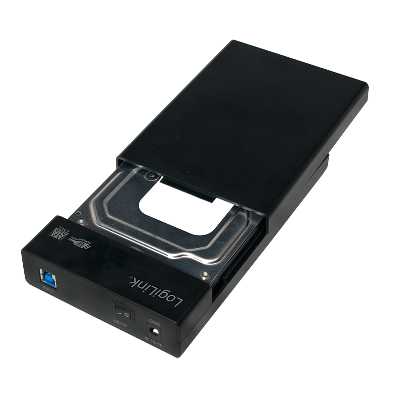 LogiLink UA0276 - Festplatte - SATA - Serial ATA II - Serial ATA III - 3.0 (3.1 Gen 1) - USB Type-B - Weiblich - Schwarz (UA0276) von Logilink