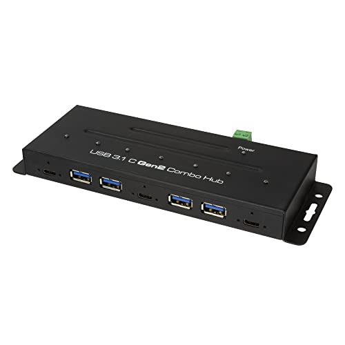 LogiLink UA0319 - USB-C 3.1 Gen 2, 7-Port Combo Hub, Industrieausführung von Logilink